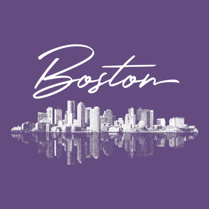 Boston Skyline T Shirt For Women, Men, Girls & Boys Vintage Hoodie by linhVisuals | Teevron