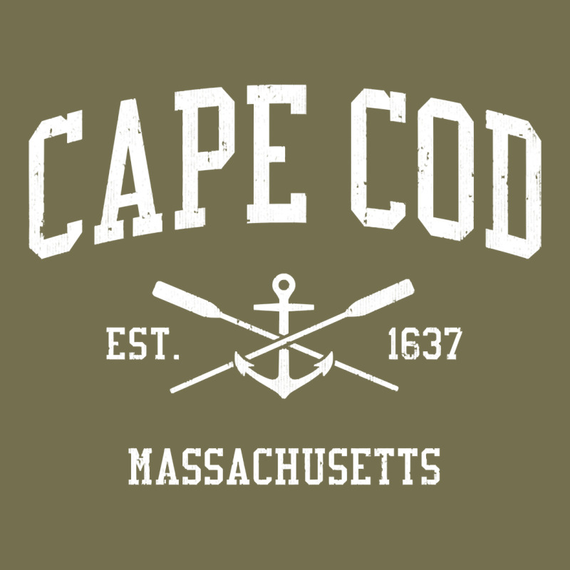 Cape Cod Ma Vintage Crossed Oars & Boat Anchor Sports Sweatshirt Vintage Hoodie by linhVisuals | Teevron