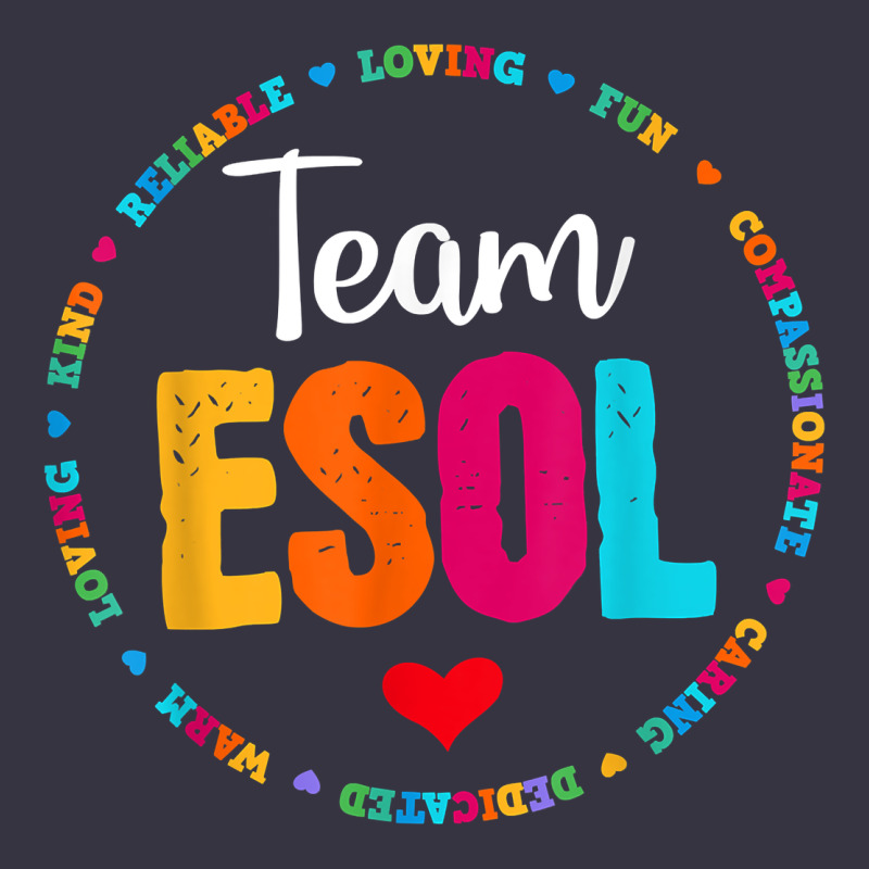 Back To School Teachers Crew Students   Team Esol Teacher T Shirt Vintage Hoodie by linhVisuals | Teevron
