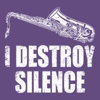 Saxophone I Destroy Silence Saxophonist | For Musicians Vintage Hoodie | Teevron