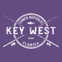 Key West Fl Vintage Crossed Fishing Rods T Shirt Vintage Hoodie | Teevron