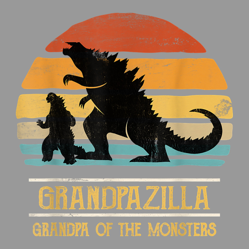 Mens Grandpazilla Grandpa Of Monsters Retro Halloween Christmas T Shir Vintage Hoodie by linhVisuals | Teevron