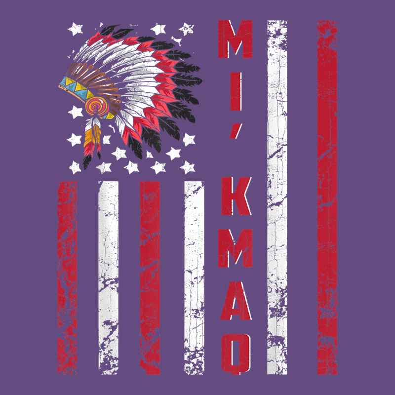 Mi’kmaq Tribe Native American Flag Mi’kmaq Heritage Related T Shir Vintage Hoodie by linhVisuals | Teevron