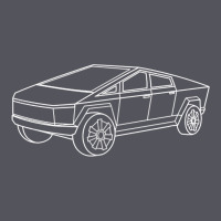 Cybertrucks Line Art Pocket Futuristic Ev Truck Cyber Design T Shirt Vintage Hoodie | Teevron