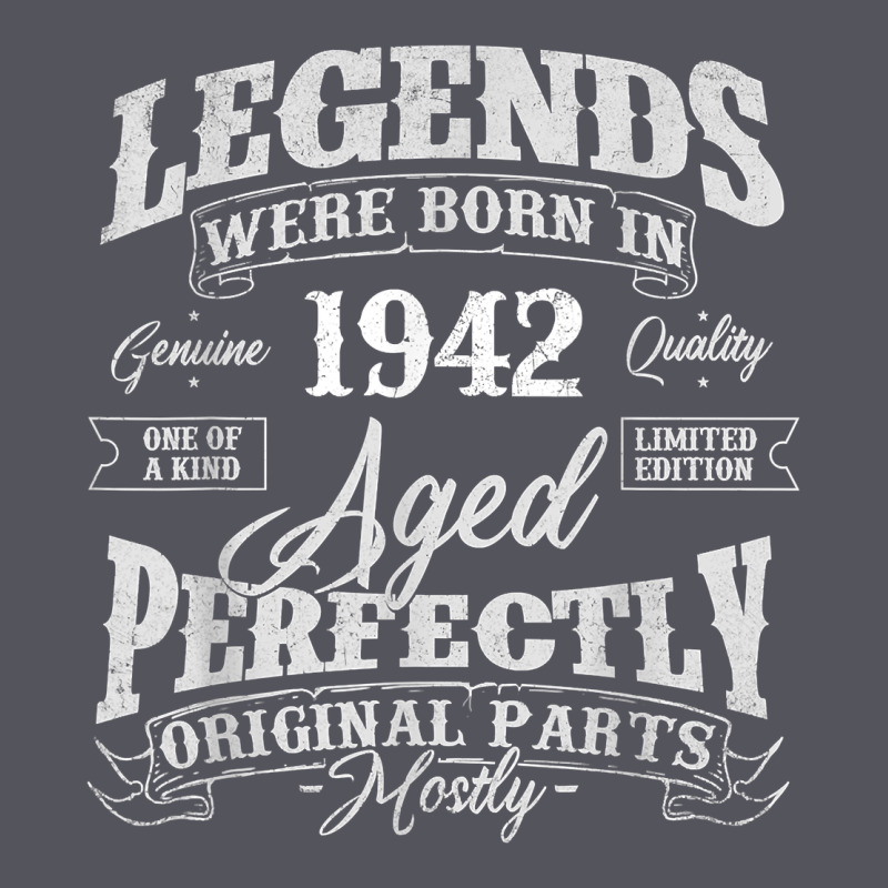 Legends Were Born In 1942 Year Of Birth Birthday T Shirt Vintage Hoodie by linhVisuals | Teevron