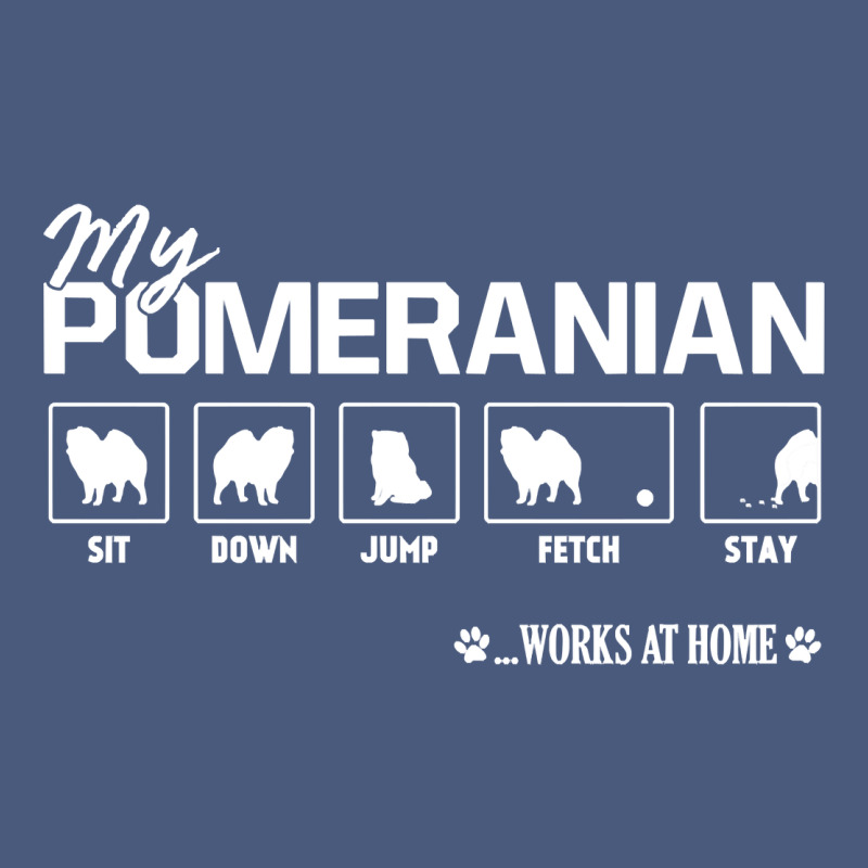 Dog Pomeranian Cute Dog Puppy Pet Black Paw Vintage Hoodie by linhVisuals | Teevron