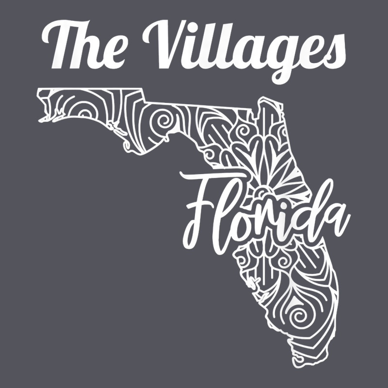 The Villages Fl   Florida City Mandala T Shirt Vintage Hoodie by linhVisuals | Teevron