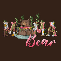 Mama Bear With Daisy Heavy Core Tee | Teevron