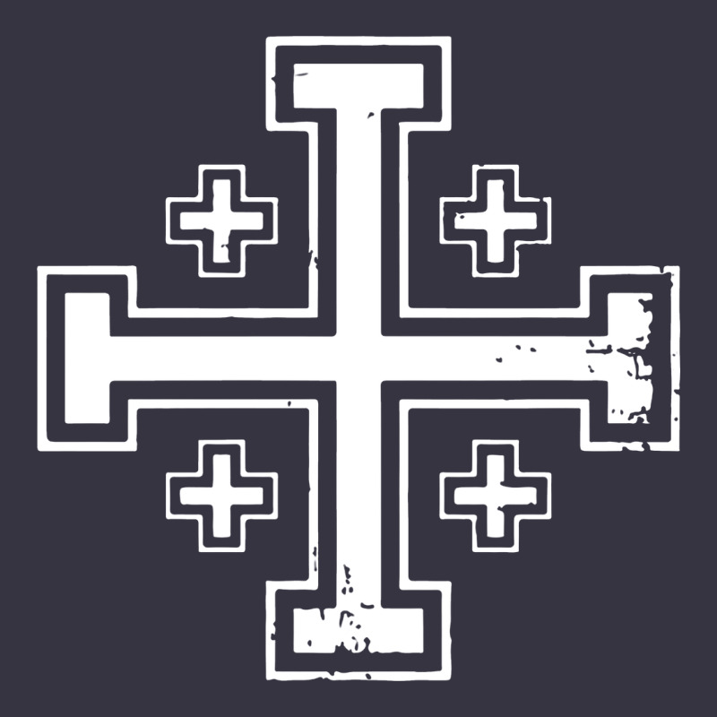 Crusader Cross Of Jerusalem Knights Templa Vintage Hoodie by linhVisuals | Teevron