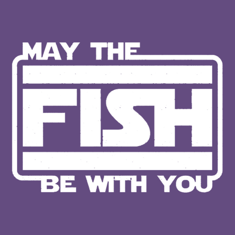 May The Fish Be With You Fishing3 Vintage Hoodie by linhVisuals | Teevron