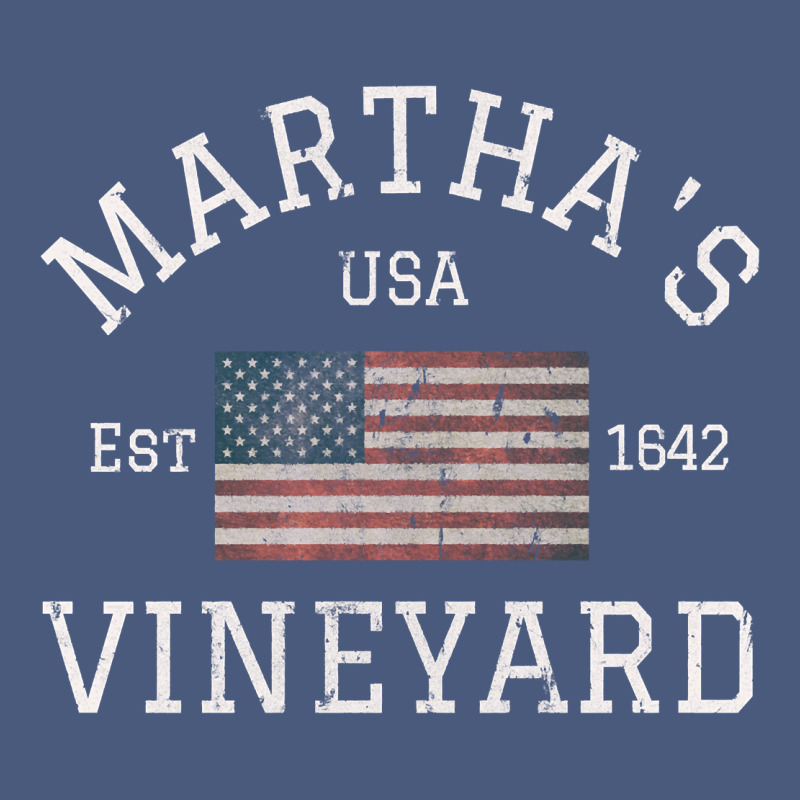 Martha's Vineyard Massachusetts American Flag Usa Vintage Pullover Hoo Vintage Hoodie by linhVisuals | Teevron