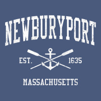 Newburyport Ma Vintage Crossed Oars & Boat Anchor Sports T Shirt Vintage Hoodie | Teevron