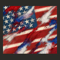 American Flag Glitter 4th Of July Heavy Core Tee | Teevron