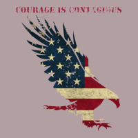 Courage Is Contagious And Eagle Vintage Hoodie | Teevron