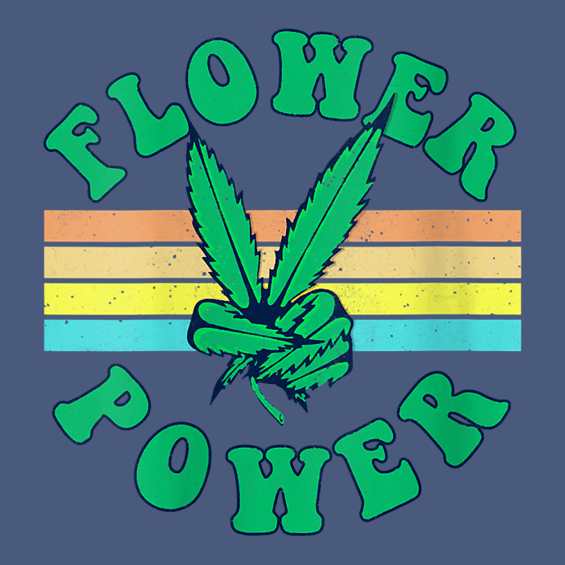 Womens Flower Power 420 Thc Pot Weed Medical Marijuana Funny Weed V Ne Vintage Hoodie by linhVisuals | Teevron
