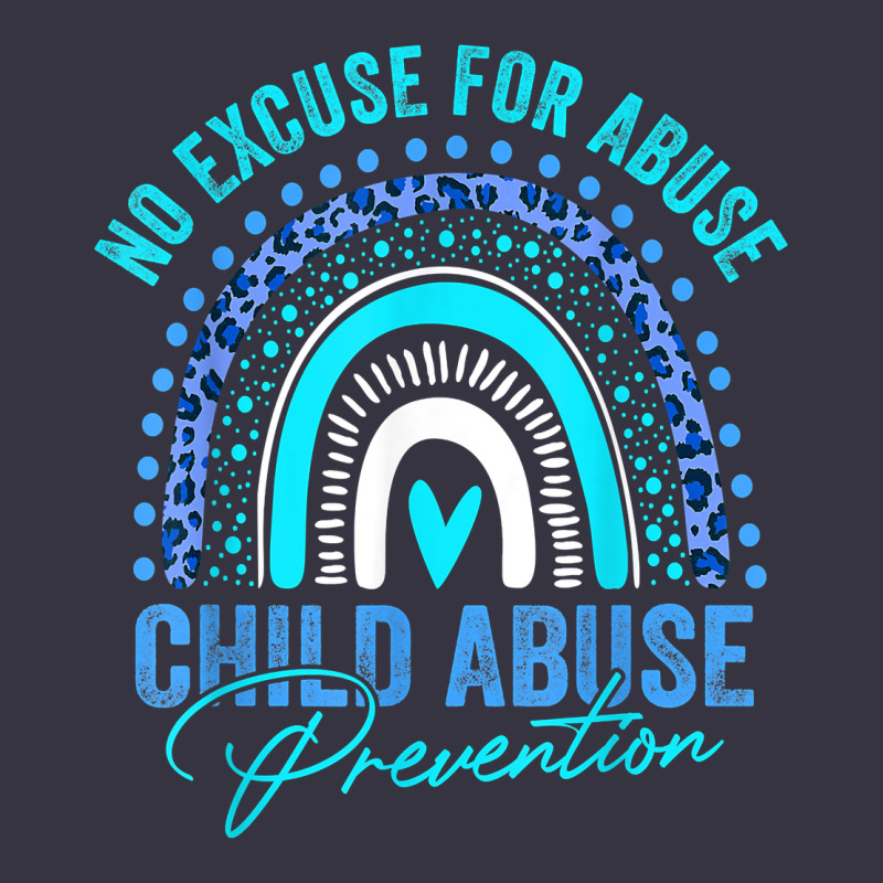 No Excuse Child Abuse Prevention Awareness Leopard Rainbow T Shirt Vintage Hoodie by linhVisuals | Teevron