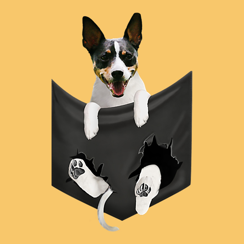 Rat Terrier Dog In Pocket, Rattie Puppy, Ratting Terrier T Shirt Vintage Hoodie by linhVisuals | Teevron