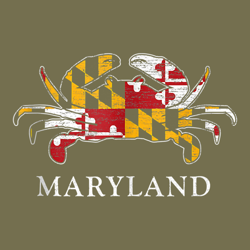 Retro Maryland Crab State Flag Vintage Travel Tank Top Vintage Hoodie by linhVisuals | Teevron