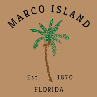 Womens Marco Island Florida Colorful Palm Tree Retro Novelty Art V Nec Vintage Hoodie | Teevron