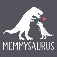 Womens Mommysaurus Mom And Baby Dinosaur V Neck T Shirt Vintage Hoodie | Teevron