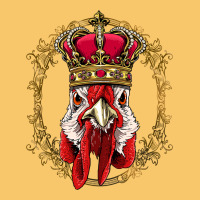 Chicken Chick King Chicken Wearing Crown Queen Chicken Animal 228 Roos Vintage Hoodie | Teevron