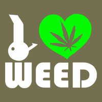 I Love Weed Fun Vintage Hoodie | Teevron