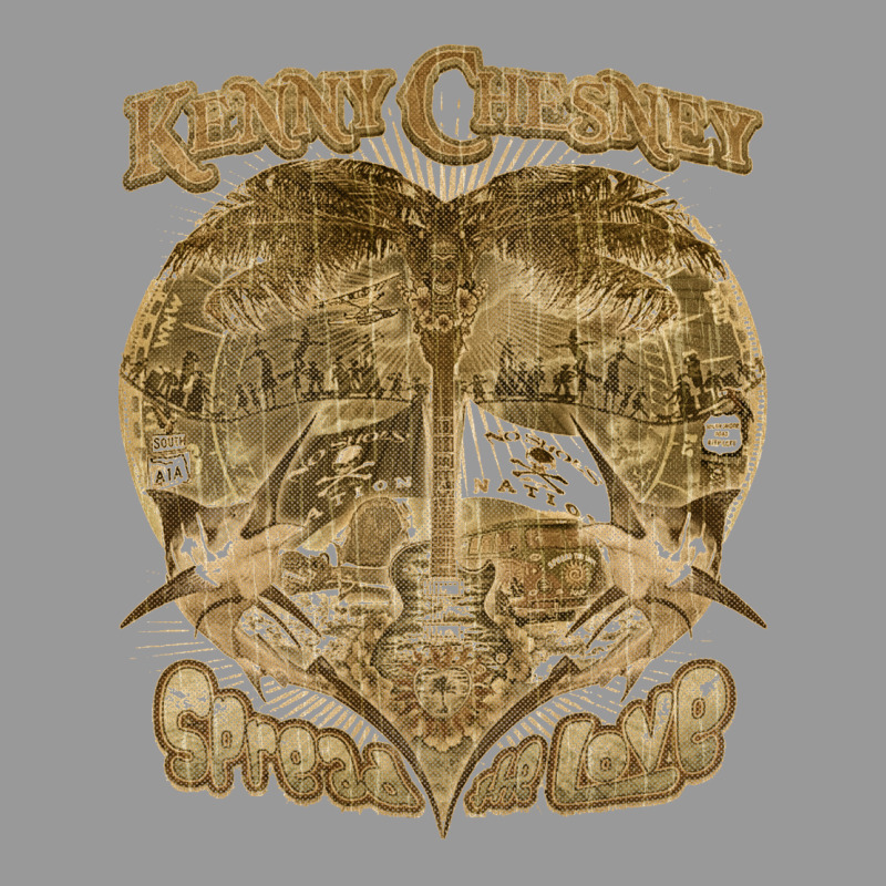 Kenny Chesney Vintage Art Vintage Hoodie by linhVisuals | Teevron
