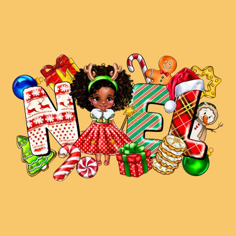 Noel Afro Girl Baby Vintage Hoodie by CowhideDigitalArt | Teevron