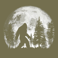 Bigfoot In The Forest Hiding At Night Full Moon Trees Nature T Shirt Vintage Hoodie | Teevron