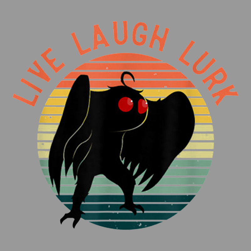 Mothman Live Laugh Lurk Vintage Hoodie by linhVisuals | Teevron