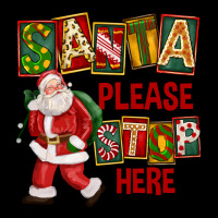 Santa Please Stop Here Urban Heavy Tee | Teevron