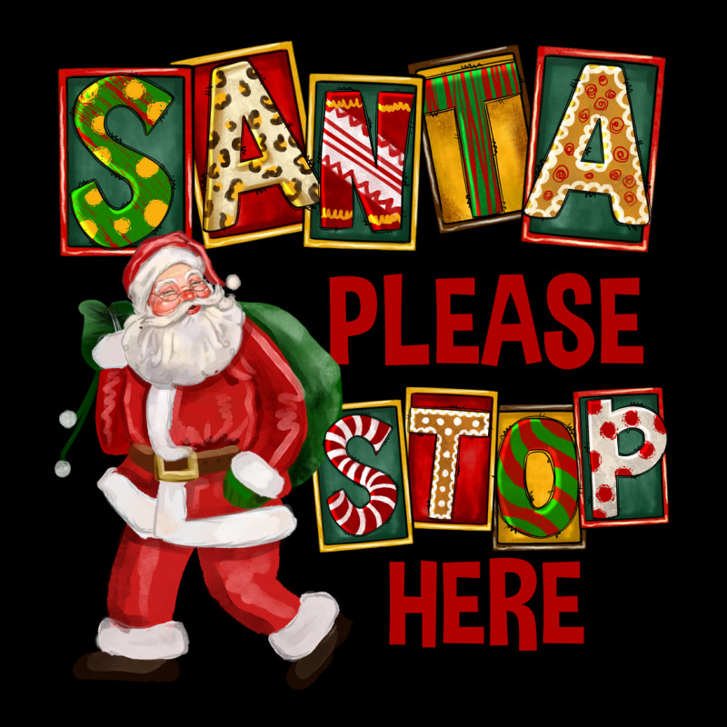 Santa Please Stop Here Urban Heavy Tee by FaDigitalArtStudio | Teevron