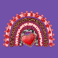 Valentines Day Rainbow With Heart Premium Sweatshirt | Teevron
