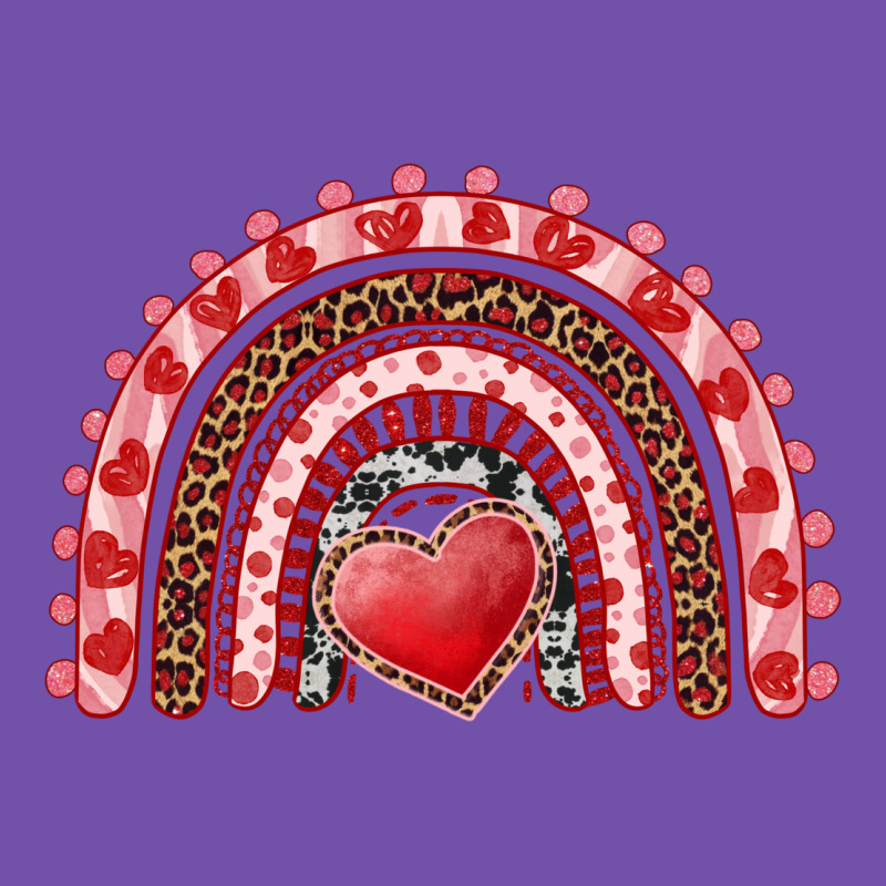 Valentines Day Rainbow With Heart Premium Sweatshirt by RanaPortraitStore | Teevron