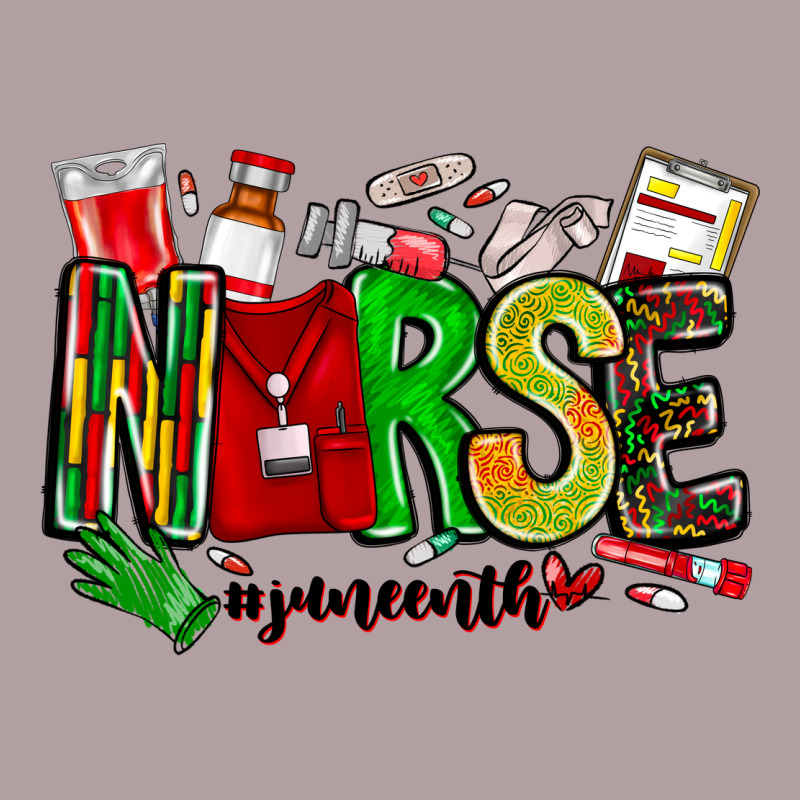 Nurse Juneenth Vintage Hoodie by CowhideDigitalArt | Teevron