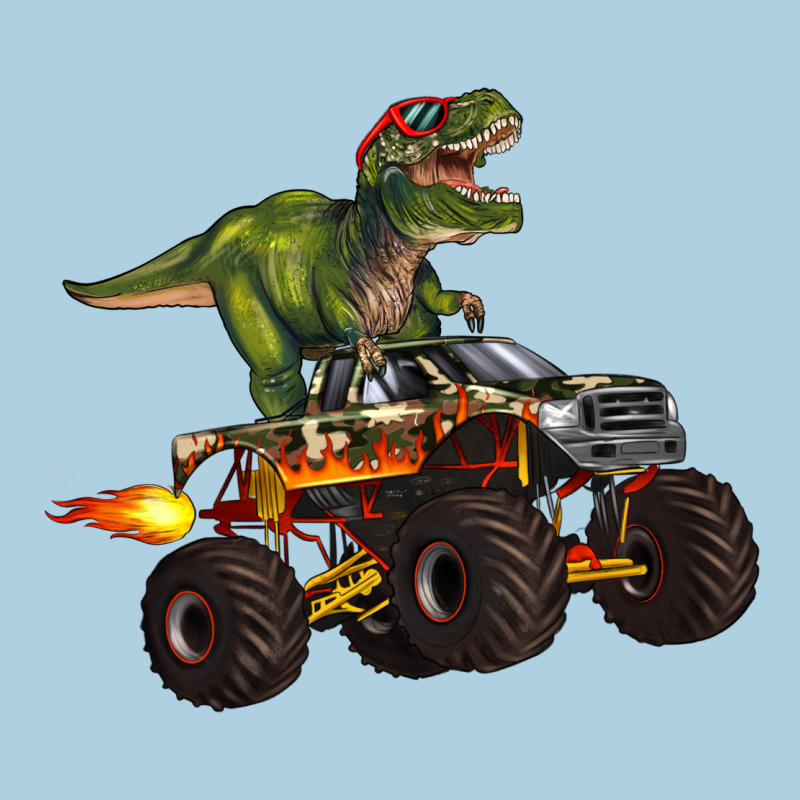 Monster Truck And T Rex Dinosaur Premium Hoodie by Artiststas | Teevron