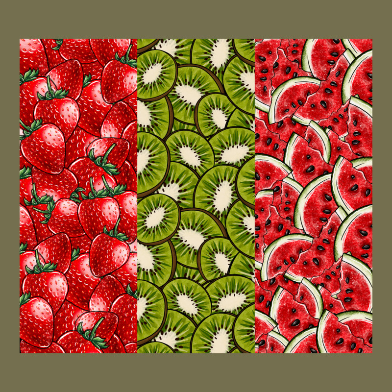 Summer Fruits Vintage Hoodie by CowhideDigitalArt | Teevron