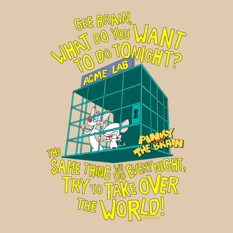 Pinky And The Brain The World Classic Tee by maiPhamDesign | Teevron