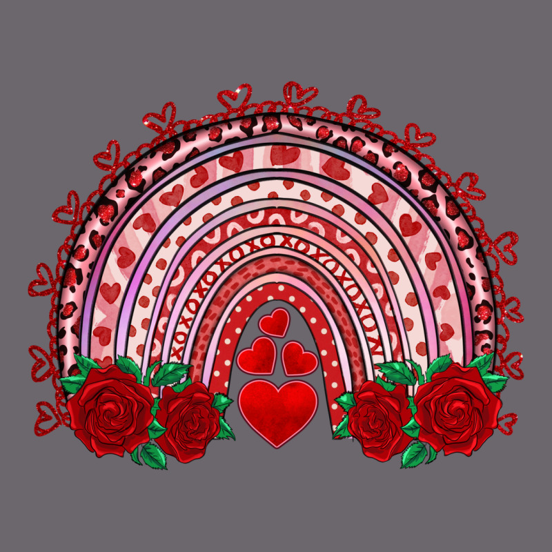 Valentines Day Rainbow With Roses Premium Sweatshirt by RanaPortraitStore | Teevron