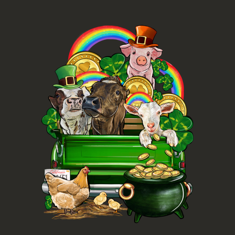 St. Patrick's Day Animal Truck Heavy Core Tee by CowGirlArtShop | Teevron