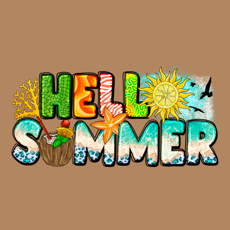 Hello Summer Long Sleeve Tee by CowhideDigitalArt | Teevron