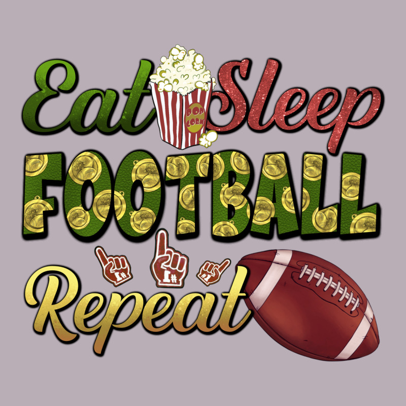 Eat Sleep Football Repeat Vintage Tee by BundleAndBundleShop | Teevron