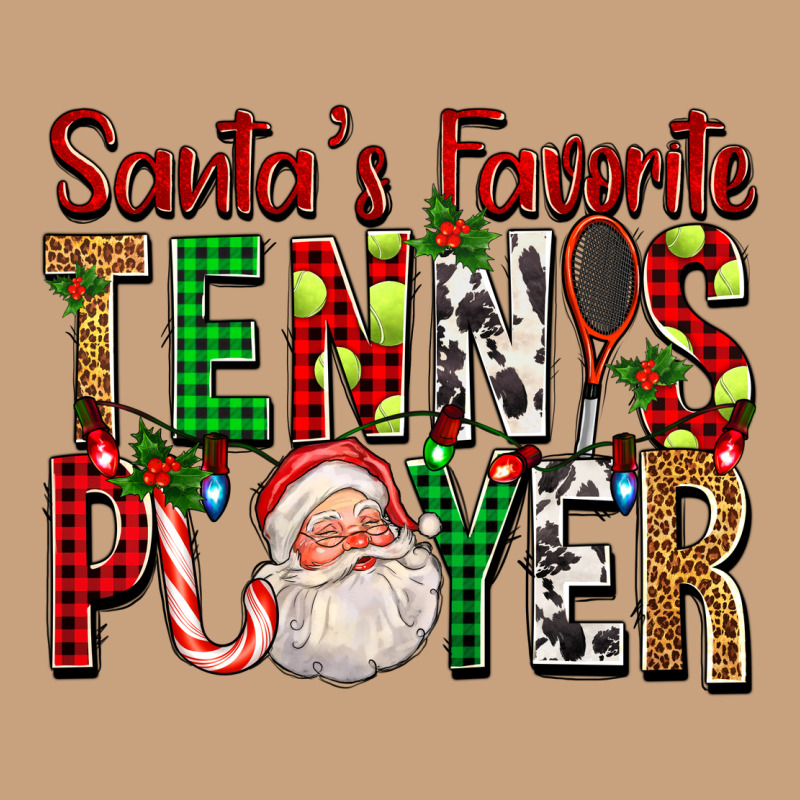 Santa's Favorite Tennis Player For Christmas Vintage Tee by FaDigitalArtStudio | Teevron