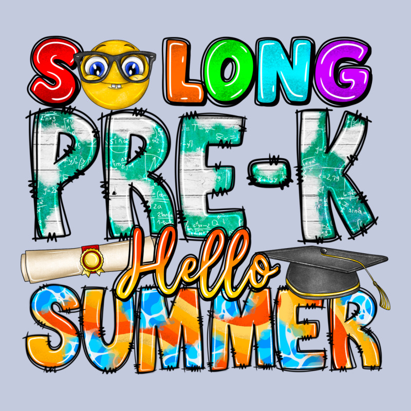 So Long Pre K Hello Summer Long Sleeve Tee by CowhideDigitalArt | Teevron