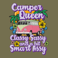 Camp Camping Camper Queen Classy Sassy And A Bit Smart Assycamper Camp Vintage Hoodie | Teevron