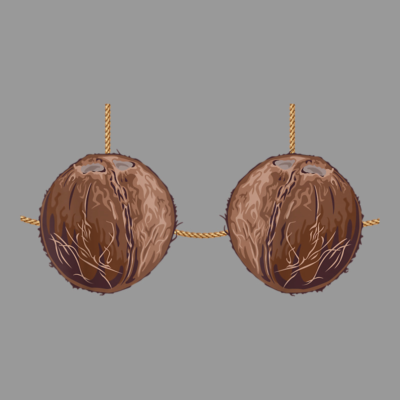 Coconut Bra Easy Adult Halloween Tiki Party Costume T Shirt Vintage Hoodie by linhVisuals | Teevron