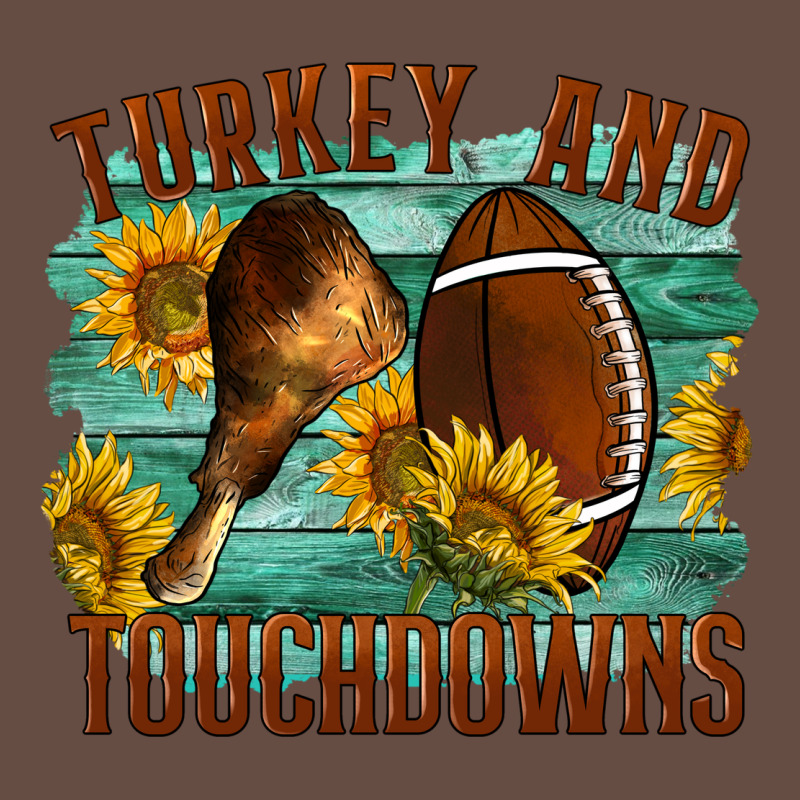 Turkey And Touchdowns Long Sleeve Tee by LillyAllenDesigns | Teevron