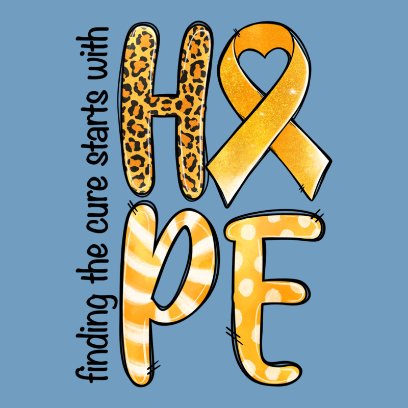 Finding The Cure Starts With Hope Childhood Cancer Awareness Urban Heavy Tee by Jasminsmagicworld | Teevron