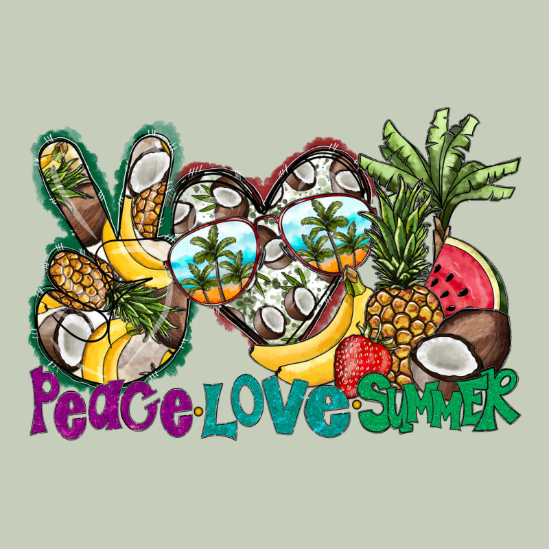 Peace Love Summer Long Sleeve Tee by CowhideDigitalArt | Teevron