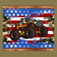 Monster Truck American Flag Tumbler Premium Hoodie | Teevron